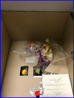 WDCC Peter Pan and The Mermaids Spinning a Spellbinding Story NIB MINT WithCOA