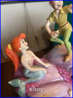 WDCC Peter Pan and the Mermaids Spinning a Spellbinding Story NIB