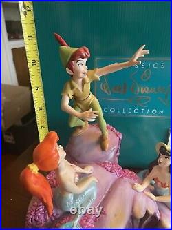 WDCC Peter Pan and the Mermaids Spinning a Spellbinding Story NIB