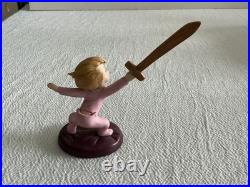 WDCC Peter Pan's John, Michael and Bed Base with WDCC Promo Postcards