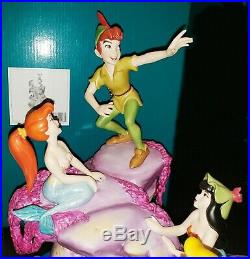 WDCC Peter Pan & the Mermaids Spinning a Spellbinding Story MIB withCOA