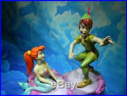 WDCC Peter Pan & the Mermaids Spinning a Spellbinding Story MIB withCOA