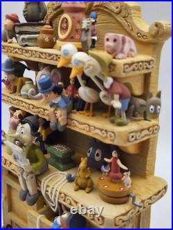WDCC Pinocchio Geppetto's Toy Creations Hutch Workshop Figurine Box and COA