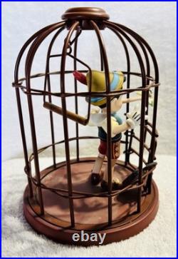 WDCC Pinocchio In Cage I'll Never Lie Again withBox & Sealed COA-Disney Classics