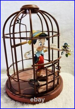 WDCC Pinocchio In Cage I'll Never Lie Again withBox & Sealed COA-Disney Classics