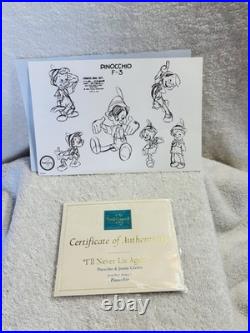 WDCC Pinocchio In Cage I'll Never Lie Again withBox & Sealed COA-Disney Classics