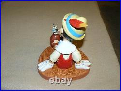 WDCC Pinocchio Jiminy Cricket Anytime You Need Me Just Whistle Figurine W COA