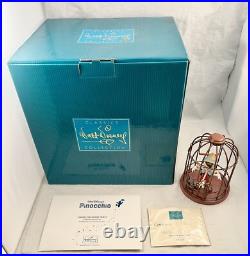 WDCC Pinocchio & Jiminy Cricket I'll Never Lie Again. With Box COA Model Sheet