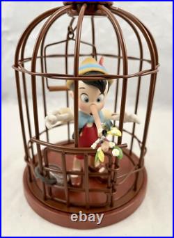 WDCC Pinocchio & Jiminy Cricket I'll Never Lie Again. With Box COA Model Sheet