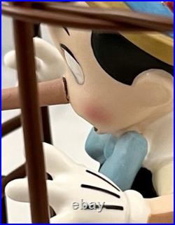 WDCC Pinocchio & Jiminy Cricket I'll Never Lie Again. With Box COA Model Sheet