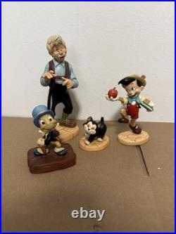 WDCC Pinocchio's Good-bye Father Geppetto Good-bye Son, Figaro, & Jiminy
