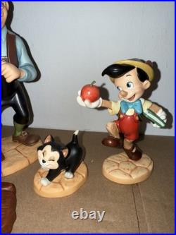 WDCC Pinocchio's Good-bye Father Geppetto Good-bye Son, Figaro, & Jiminy