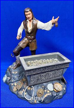 WDCC Pirates of the Caribbean Will Turner Treasure Chest Bloodstained Bravado