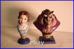 WDCC Portrait Series Belle and Beast, Mint condition withbox & COA