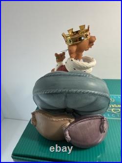 WDCC Prince John Preening & Sir Hiss From Robin Hood WithCOA & Box