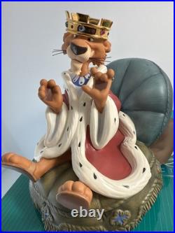 WDCC Prince John Preening & Sir Hiss From Robin Hood WithCOA & Box