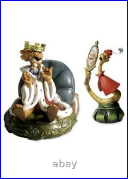 WDCC Prince John & Sir Hiss Disney's Robin Hood LE 1645/1973 NEW Box & COA