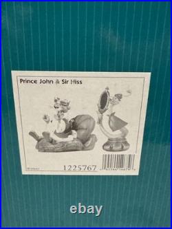 WDCC Prince John & Sir Hiss Disney's Robin Hood LE 1645/1973 NEW Box & COA