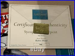 WDCC Prince John & Sir Hiss Disney's Robin Hood LE 1645/1973 NEW Box & COA