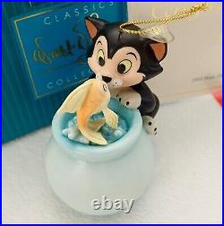 WDCC Purrfect Kiss Figaro & Cleo Pinocchio Disney Classic Collection Box & COA