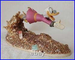 WDCC Scrooge McDuck A Pool Of Riches Walt Disney Classics Figurine +Box/COA Rare