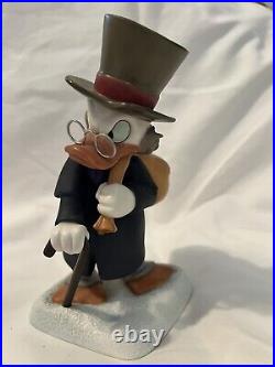 WDCC Scrooge McDuck Disney Ebenezer Scrooge Mirthless Miser + Box & COA