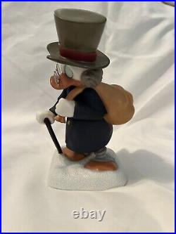 WDCC Scrooge McDuck Disney Ebenezer Scrooge Mirthless Miser + Box & COA
