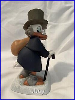 WDCC Scrooge McDuck Disney Ebenezer Scrooge Mirthless Miser + Box & COA