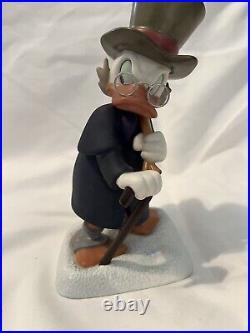 WDCC Scrooge McDuck Disney Ebenezer Scrooge Mirthless Miser + Box & COA