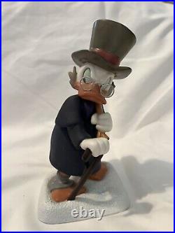 WDCC Scrooge McDuck Disney Ebenezer Scrooge Mirthless Miser + Box & COA