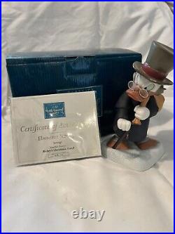 WDCC Scrooge McDuck Disney Ebenezer Scrooge Mirthless Miser + Box & COA