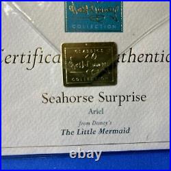 WDCC Seahorse Surprise Ariel DEALER DISPLAY withbox & SEALED COA 41184