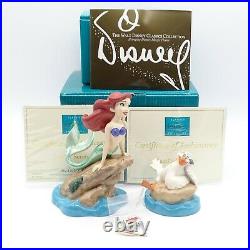 WDCC Seaside Serenade Ariel w Pin and Muddled Mentor Scuttle The Little Mermaid
