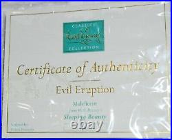 WDCC Sleeping Beauty Maleficent Transformation Title Evil Eruption 186 of 500