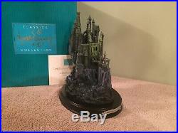 WDCC Sleeping Beauty Maleficent's Castle Forbidden Fortress + Box & COA