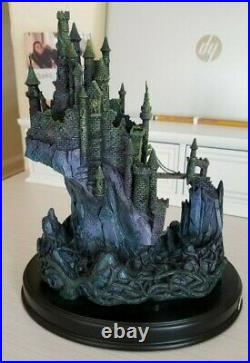 WDCC Sleeping Beauty Maleficent's Castle Forbidden Fortress + Box & COA