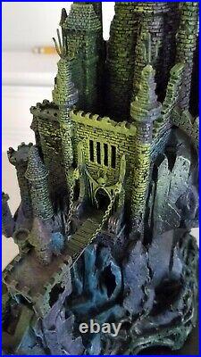 WDCC Sleeping Beauty Maleficent's Castle Forbidden Fortress + Box & COA