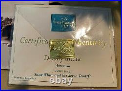 WDCC Snow White, Huntsman Deadly Intent & Heart Box with Box & COA