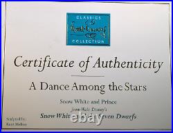 WDCC Snow White & Prince A Dance Among The Stars Figurine Original box and COA