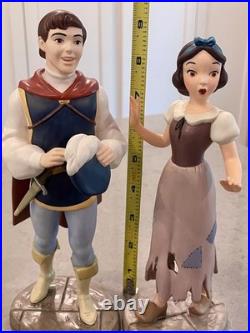 WDCC Snow White & Prince I'm Wishing for the One I Love Figurines withCOA WDCC Snow White & Prince I'm Wishing for the One I Love Figurines withCOA