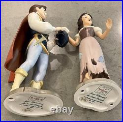 WDCC Snow White & Prince I'm Wishing for the One I Love Figurines withCOA