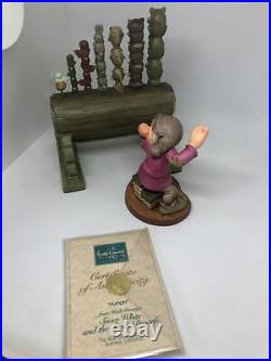 WDCC Snow White Seven Dwarf's 7 piece set With COA