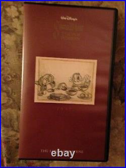 WDCC Snow White & Seven Dwarfs Soups On Ltd Ed #1549 with COA + VHS + Booklet