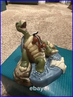 WDCC Snow White Turtle with Chipmunk Ticklish Turtle NIB& COA