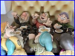 WDCC Soup's On Scene Snow White & the Seven Dwarfs LE 1937 VINTAGE NEW