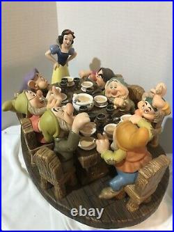 WDCC Soup's On Snow White & the Seven Dwarfs Disney LE 1018/1937 Mint, Video/Plt