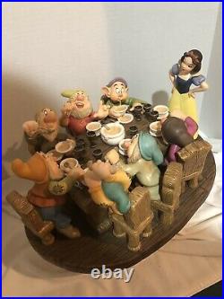 WDCC Soup's On Snow White & the Seven Dwarfs Disney LE 1018/1937 Mint, Video/Plt