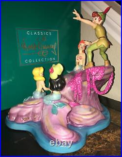 WDCC Spinning A Spellbinding Story Peter Pan Mermaids 2007 Collectors Society