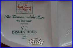 WDCC TORTOISE (SLOW, BUT SURE) & HARE (THE BLUE STREAK) #1297737 WithBOX NO COA