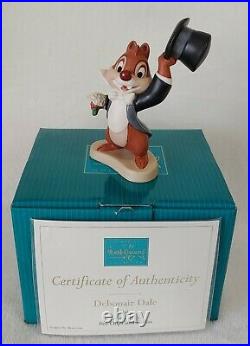 WDCC TWO CHIPS AND A MISS DEBONAIR DALE CHIP AND DALE DISNEY FIGURINE +Box/Coa